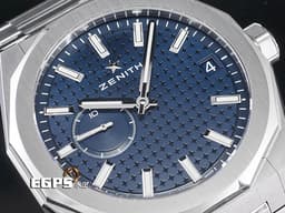 ZENITH 真力時 DEFY Skyline 碟飛 03.9300.3620/51.I001 不鏽鋼材質 <font color="#0582f5">四芒星藍色面盤 附原廠膠帶 快拆錶帶</font>&nbsp;<font color="#FF0000">2023年保卡 </font>自動上鍊 41mm