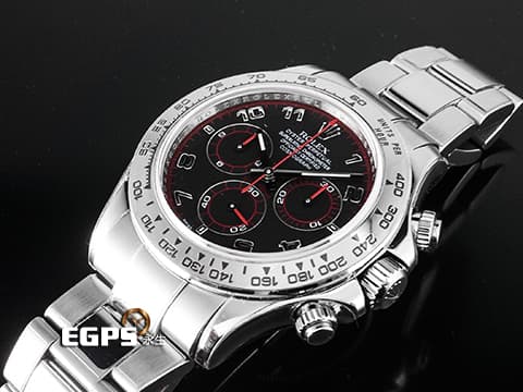 ROLEX 勞力士 Daytona 迪通拿 116509 18K白金材質 鍊帶款
重溫賽車夢~ 熱血再起~ 傳奇經典的絕版賽車面~ 男人的浪漫情懷~   經典黑色賽車面盤 視距儀刻度錶圈 防偽內圈  自動上鍊 40mm