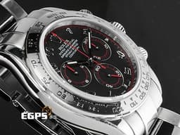 ROLEX 勞力士 Daytona 迪通拿 116509 18K白金材質 鍊帶款<font color=#FFFF33>
重溫賽車夢~ 熱血再起~ 傳奇經典的絕版賽車面~ 男人的浪漫情懷~ </font> <font color=#FF0000> 經典黑色賽車面盤 視距儀刻度錶圈 防偽內圈 </font> 自動上鍊 40mm