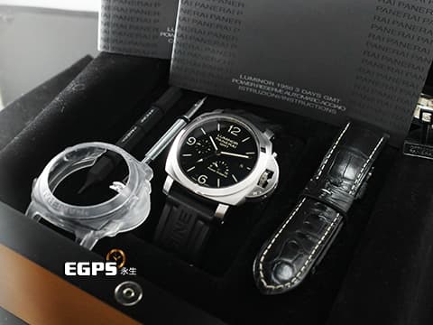 PANERAI 沛納海 Luminor GMT Power Reserve PAM00321 三日鍊 能量顯示 兩地時間 PAM321 經典三明治面盤 自動上鍊 44mm