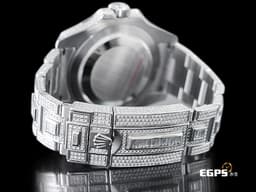 ROLEX 勞力士 GMT-MASTER II 格林威治型 116710LN 兩地時間 116710 LN <font color="#008000"> </font> <font color="#FF0000">精鑲滿天星鑽石虎紋面盤、精鑲梯鑽雙向旋轉錶圈、滿鑲錶帶及摺疊帶扣 <font color="#FFFF33"> </font></font> 40mm