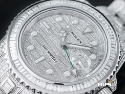 ROLEX 勞力士 GMT-MASTER II 格林威治型 116710LN 兩地時間 116710 LN <font color="#008000"> </font> <font color="#FF0000">精鑲滿天星鑽石虎紋面盤、精鑲梯鑽雙向旋轉錶圈、滿鑲錶帶及摺疊帶扣 <font color="#FFFF33"> </font></font> 40mm
