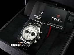 TUDOR 帝舵 Heritage Black Bay Chrono 79360N 碧灣 計時碼錶 <font color="#FF0000">2024年保卡、最熱門、最搶手的白熊貓面盤，MT5813自製機芯</font> 自動上鍊 41mm