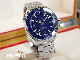 OMEGA 歐米茄 Seamaster Planet Ocean 600 海馬 21530442103001 <font color="#4169e1">藍色陶瓷錶圈、面盤</font> 同軸擒縱 <font color="#FF0000">2023年保單</font> 排氦氣閥 潛水錶 自動上鍊 43.5mm