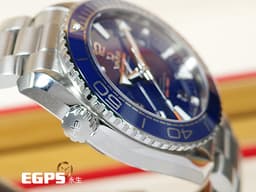 OMEGA 歐米茄 Seamaster Planet Ocean 600 海馬 21530442103001 <font color="#4169e1">藍色陶瓷錶圈、面盤</font> 同軸擒縱 <font color="#FF0000">2023年保單</font> 排氦氣閥 潛水錶 自動上鍊 43.5mm