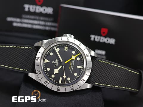TUDOR 帝舵 Black Bay Pro 79470 碧灣 GMT 兩地時間 M79470 不鏽鋼 復古 雪花針 皮膠合成帶款 2026年保單 MT5652自製機芯 潛水錶 自動上鍊 39mm