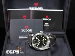 TUDOR 帝舵 Black Bay Pro 79470 碧灣 GMT 兩地時間 M79470 不鏽鋼 復古 雪花針 <font color="#05f0f0">皮膠合成帶款</font> <font color="#FF0000">2026年保單 MT5652自製機芯</font> 潛水錶 自動上鍊 39mm