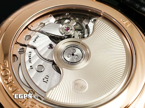 Jaquet Droz 雅克德羅 JD錶 ATELIERS D'ART 藝術工坊系列 J005013215 18K玫瑰金材質 縞瑪瑙珍珠母貝工藝腕錶
 2023年保單 新錶訂價：1,432,000元&nbsp;栩栩如生的小花園配上蝴蝶與微笑月亮 如詩如畫的呈現了春季的夜晚 自動上鏈 39mm