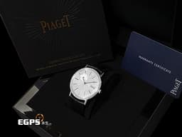 PIAGET 伯爵 Altiplano 超薄 白K金材質 P10522  <font color=#FF0000>絕美精鑲鑽石錶圈，精鑲滿天星面盤，超薄腕錶，18K白金材質</font> 手動上鍊 40mm