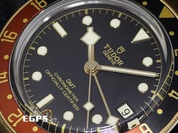 TUDOR 帝舵 Black Bay GMT S&G 碧灣 GMT 兩地時間 79833MN-0001 復古 雪花針 79833 <font color=#984B4B>沙士圈</font> 18K黃金 半金款 <font color=#FF0000>2025年保卡</font> 潛水錶 自動上鍊 41mm