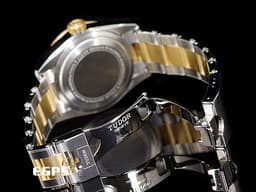 TUDOR 帝舵 Black Bay GMT S&G 碧灣 GMT 兩地時間 79833MN-0001 復古 雪花針 79833 <font color=#984B4B>沙士圈</font> 18K黃金 半金款 <font color=#FF0000>2025年保卡</font> 潛水錶 自動上鍊 41mm
