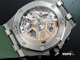 Audemars Piguet AP錶 愛彼 Royal Oak Offshore 皇家橡樹離岸型 飛返計時碼錶 26238TI.OO.A056CA.01 鈦金屬材質 <font color="#019858"> 綠色面盤 軍綠色款</font>&nbsp;<font color="#FF0000">2023年保單 新式</font><font color="#ff0000">快</font><font color="#FF0000">拆錶帶 </font>自動上鏈 42mm