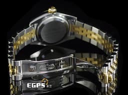 ROLEX 勞力士 Lady DateJust 179173G 蠔式日誌型&nbsp;DJ26 經典三角坑紋錶圈 半金款 18K黃金材質 <font color="#05f0f0">鑽石時標&nbsp;</font><font color="#fde6a5">香檳金色面盤</font> 自動上鍊 26mm