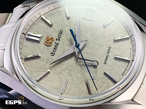 GRAND SEIKO 特級精工 精工 Heritage Collection 系列 62GS TAISETSU SBGA415G 冬天的深雪 高密度鈦合金材質 2026年保單 由「信州時之匠工房」職人組裝 錶盤源自二十四節氣中的「大雪」，淺灰色錶盤宛如白雪覆蓋，大地蒼茫的深雪景象，此時悄然靜謐 自動上鍊&nbsp;40mm