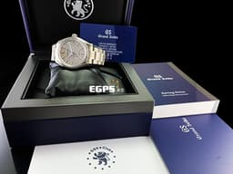GRAND SEIKO 特級精工 精工 Heritage Collection 系列 62GS TAISETSU SBGA415G 冬天的深雪 高密度鈦合金材質 <font color="#FF0000">2026年保單 由「信州時之匠工房」職人組裝<font color="#BEBEBE"> 錶盤源自二十四節氣中的「大雪」，淺灰色錶盤宛如白雪覆蓋，大地蒼茫的深雪景象，此時悄然靜謐 </font></font>自動上鍊&nbsp;40mm