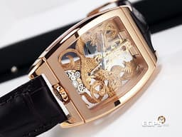CORUM 崑崙 Golden Bridge Dragon & Phoenix 金橋 龍鳳呈祥  B113/02615 玫瑰金材質 <font color=#FF0000> 心想事成，好運龍總來 新錶參考訂價：3,940,000元 </font> 手上鍊機芯 51x34mm