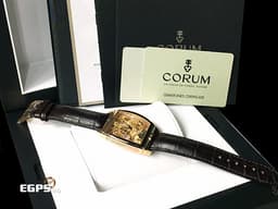 CORUM 崑崙 Golden Bridge Dragon & Phoenix 金橋 龍鳳呈祥  B113/02615 玫瑰金材質 <font color=#FF0000> 心想事成，好運龍總來 新錶參考訂價：3,940,000元 </font> 手上鍊機芯 51x34mm