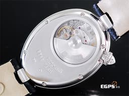 BREGUET 寶璣 Reine de Naples 那不勒斯 8928 皇后鑽錶 18K白金材質 貝殼面盤 自動上鍊 原鑲鑽錶 25x33mm