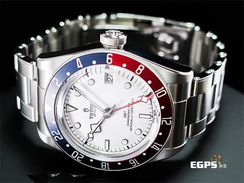 TUDOR 帝舵 Black Bay GMT 碧灣 79830RB 兩地時間 最新款 白色面盤 可樂圈 紅藍圈 79830 RB 復古 雪花針 不鏽鋼 2025年保卡 Pepsi 百事圈 潛水錶 自動腕錶 41mm