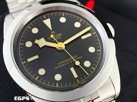 TUDOR 帝舵 Heritage Black Bay 碧灣 79680 雪花針 不鏽鋼 大三針&nbsp;2024年保卡 MT5601自製機芯 搭配「T-fit」快調錶扣 自動上鍊 41mm