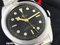TUDOR 帝舵 Heritage Black Bay 碧灣 79680 雪花針 不鏽鋼 大三針&nbsp;<font color="#FF0000">2024年保卡 MT5601自製機芯 搭配「T-fit」快調錶扣</font> 自動上鍊 41mm