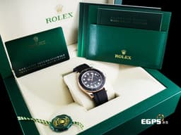 ROLEX 勞力士 Yacht-Master 遊艇名仕型 268655 <font color="#FFE6D9">永恆玫瑰金 陶瓷錶圈 </font> 新式橡膠錶帶 <font color="#FF0000">2025年保卡</font> 自動上鍊 37mm