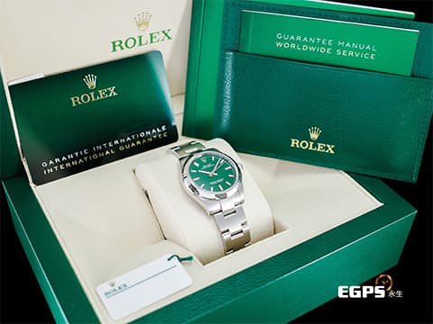ROLEX 勞力士 Oyster Perpetual 31 蠔式恆動型 277200 2026年新式保卡&nbsp;OP 綠色面盤超夯錶款  自動上鍊 31mm