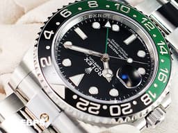 ROLEX 勞力士 GMT-Master II 格林威治型 126720 VTNR <font color=#00ff7f> 綠黑框 雪碧 左冠錶</font> 126720VTNR <font color=#FF0000>勞力士罕見左冠錶 2023年新式保卡 </font><font color=#00FFFF>三板蠔式錶帶</font> 自動上鍊 40mm