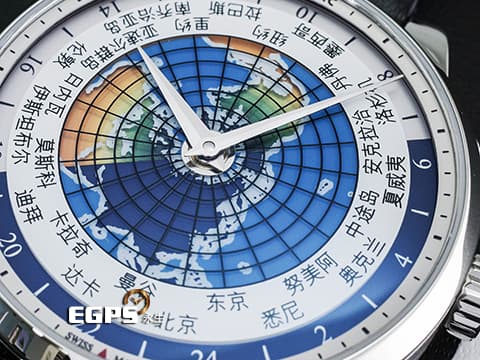 Montblanc 萬寶龍 Heritage Spirit 116534 傳承精神UNICEF系列 世界時區腕錶 亞洲限量款 極少見中文地名錶盤  限量500枚 聯合國兒童基金會標誌錶背 深藍色皮革錶帶 自動上鍊 41mm