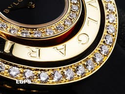 BVLGARI 寶格麗 Bulgari Astrale Cerchi系列 AE36G 18K黃金材質&nbsp;<font color="#05f0f0">原廠鑲嵌鑽石錶圈</font>&nbsp;石英機芯 36mm