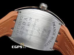FRANCK MULLER 法蘭穆勒 Vanguard Casablanca 系列 V43 SC DT 酒桶型 不鏽鋼材質&nbsp;<font color="#ffa07a">Salmon 鮭魚面</font> 大三針 <font color="#FF0000">2025年保單 台灣公司貨</font> 自動上鍊 42.5x54mm