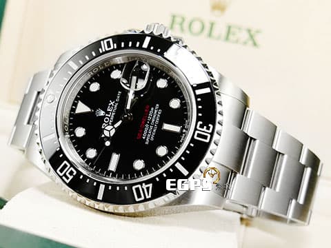 ROLEX 勞力士 Sea-Dweller 蠔式 海使者 50週年款 126600 單紅 MK2 皇冠面盤 不鏽鋼 陶瓷圈 排氦氣閥 2019年保單 潛水錶 自動上鏈 43mm
