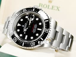 ROLEX 勞力士 Sea-Dweller 蠔式 海使者 <font color="#fafa01">50週年款</font> 126600 <font color="#ff0000">單紅 MK2 皇冠面盤</font> 不鏽鋼 陶瓷圈 排氦氣閥 <font color="#05f0f0">2019年保單</font> 潛水錶 自動上鏈 43mm