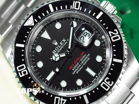 ROLEX 勞力士 Sea-Dweller 蠔式 海使者 50週年款 126600 單紅 MK2 皇冠面盤 不鏽鋼 陶瓷圈 排氦氣閥 2019年保單 潛水錶 自動上鏈 43mm