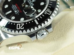 ROLEX 勞力士 Sea-Dweller 海使者 126600 MK2 50週年款 <font color=#FF0000> 2023年保單 單紅 <font color=#33FFFF>有皇冠版</font> </font> 陶瓷圈 排氦氣閥 潛水錶 自動上鏈 43mm