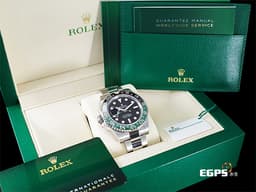 ROLEX 勞力士 GMT-Master II 格林威治型 126720 VTNR <font color=#00ff7f> 綠黑框 雪碧 左冠錶</font> 126720VTNR <font color=#FF0000>勞力士罕見左冠錶  2025年新式保卡</font><font color=#00FFFF>三板蠔式錶帶</font> 自動上鍊 40mm