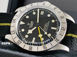 TUDOR 帝舵 Black Bay Pro 79470 碧灣 GMT <font color="#FFD700">黃色兩地時間指針</font> 不鏽鋼 復古 雪花針 織紋錶帶 <font color="#FF0000">MT5652自製機芯 2026年保卡</font> 潛水錶 自動上鍊 39mm