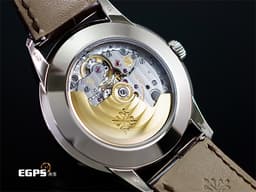 Patek philippe 百達翡麗 PP錶 Grand Complications 超級複雜功能時計 5320G-011 5320 18K白金材質&nbsp;<font color="#FFA488">瑩潤玫瑰金色漆面盤 鮭魚面</font>&nbsp;萬年曆 月相盈虧 <font color="#FF0000">2024年保單</font>&nbsp;自動上鍊 40mm