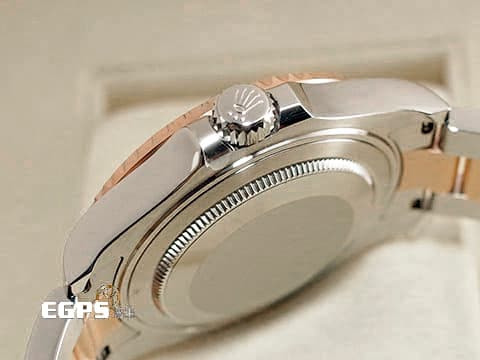 ROLEX 勞力士 Yacht-master 268621 遊艇名仕型 中型 半金款 玫瑰金 黑色面盤 2019年台灣公司貨&nbsp;自動腕錶 37mm