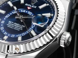 ROLEX 勞力士 Sky-Dweller 蠔式 天行者 336934 <font color="#0080FF">最新9002機芯 亮藍色面盤</font> 沙羅系統 年曆錶 兩地時區 經典三角坑紋錶圈 <font color="#FF0000">2025年保單  蠔式（Oyster）三節錶帶</font> 自動上鍊 42mm