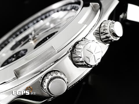 Vacheron Constantin 江詩丹頓 VC錶 Overseas Chronograph 縱橫四海 5500V 計時碼表 熊貓面盤 不鏽鋼&nbsp;2023年保單 快拆錶帶裝置 附原廠皮帶、橡膠錶帶、摺疊扣&nbsp;5500 V 自動上鍊 42.5mm