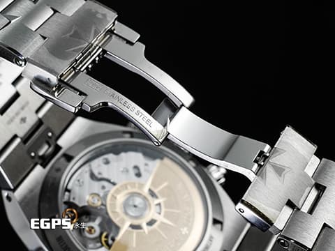 Vacheron Constantin 江詩丹頓 VC錶 Overseas Chronograph 縱橫四海 5500V 計時碼表 熊貓面盤 不鏽鋼&nbsp;2023年保單 快拆錶帶裝置 附原廠皮帶、橡膠錶帶、摺疊扣&nbsp;5500 V 自動上鍊 42.5mm