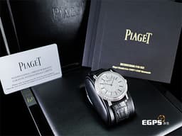 PIAGET 伯爵 Altiplano 超薄 18K白金材質 G0A37128 <font color="#FFFFFF">絕美原鑲鑽石錶圈、錶耳、錶腹、錶扣、錶冠 原鑲滿天星面盤 超薄腕錶</font>&nbsp;<font color="#ff0000">2021年保卡&nbsp;</font><font color="#FF0000">新錶參考訂價:約7,880,000元 </font> 自動上鍊 41mm