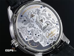 GLASHUTTE ORIGINAL 格拉蘇蒂 PanoInverse系列 1-66-08-01-03-50 鉑金材質<font color=#ff00ff>【優美頂級規格手工雕花~ 德國製錶頂級工藝~】</font><font color=#33CCFF>鉑金材質 鏤空雕花面盤 德製工藝 偏心機芯 四分之三夾板 品牌標誌的雙鵝頸</font> <font color=#FF0000> 2019年保單 台灣公司貨 全球限量25只 </font> 手動上鍊 42mm