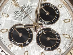 ROLEX 勞力士 Cosmograph Daytona 宇宙計時型 迪通拿 116505 <font color="#33CCFF">Meteorite 隕石面盤</font> 計時碼表 <font color="#ff0000">2023年新式保卡 絕版稀少隕石面盤 不容錯過</font> 永恆玫瑰金&nbsp;40mm