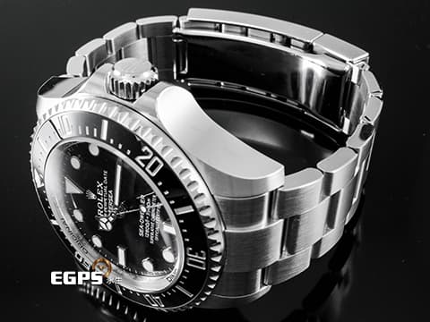 ROLEX 勞力士 Sea-Dweller Deepsea 蠔式 海使者 深海 136660 黑鬼王 水鬼王 不鏽鋼 陶瓷錶圈 排氦氣閥 2024年保卡 潛水錶 自動上鍊 44mm