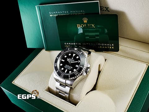 ROLEX 勞力士 Sea-Dweller Deepsea 蠔式 海使者 深海 136660 黑鬼王 水鬼王 不鏽鋼 陶瓷錶圈 排氦氣閥 2024年保卡 潛水錶 自動上鍊 44mm