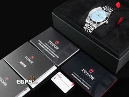 TUDOR 帝舵 Black Bay 54 碧灣 Fifty-Four 79000 M79000-0001 <font color="#05f0f0">2025年最新款「湖水藍」沙質面盤</font>&nbsp;<font color="#05f0f0">鏡面磨光效果的無分鐘刻度錶圈</font>&nbsp;<font color="#FF0000">2025年保卡 最新「T-fit」快調錶扣</font> 潛水錶 自動上鏈 37mm
