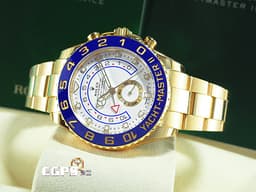ROLEX 勞力士 Yacht-Master II 遊艇名仕型 116688 帆船 倒數計時 <font color="#f5dea8">18K黃金材質 全金大遊艇 賓士指針版本</font> <font color="#ff00ff">2024年停產錶款</font> <font color="#FF0000">2022年新式綠卡</font> 陶瓷錶圈 自動上鍊 44mm