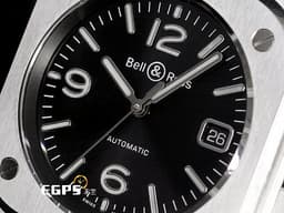 Bell &amp; Ross 柏萊士 Urban系列 BR-05 Black Steel 不鏽鋼 橡膠錶帶 BR05A-BL-ST/SRB 大三針&nbsp;<font color="#FF0000">2026年保卡</font> 自動上鍊 40mm